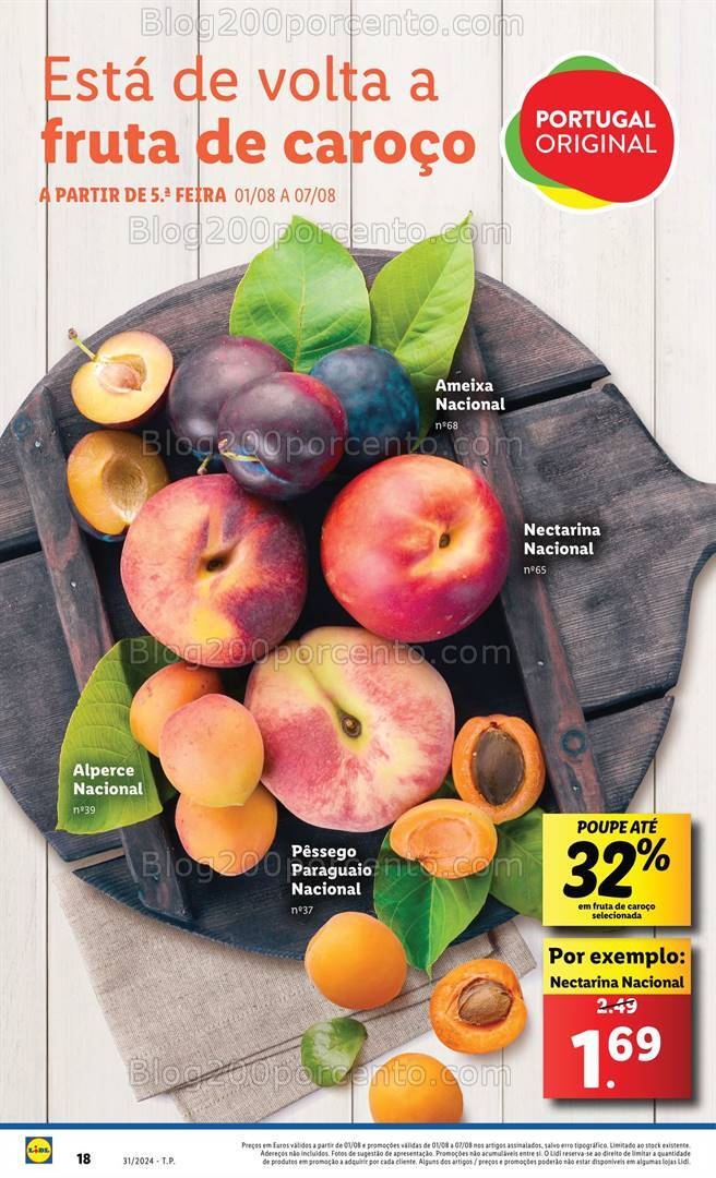 Antevisão Folheto LIDL Promoções de 1 a 7 agosto