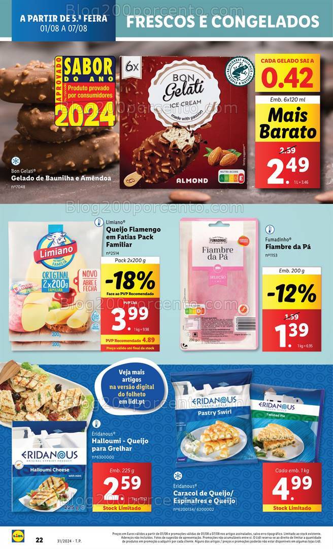 Antevisão Folheto LIDL Promoções de 1 a 7 agosto