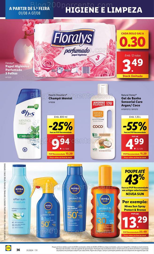 Antevisão Folheto LIDL Promoções de 1 a 7 agosto