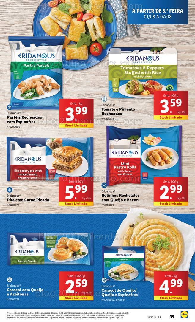 Antevisão Folheto LIDL Promoções de 1 a 7 agosto
