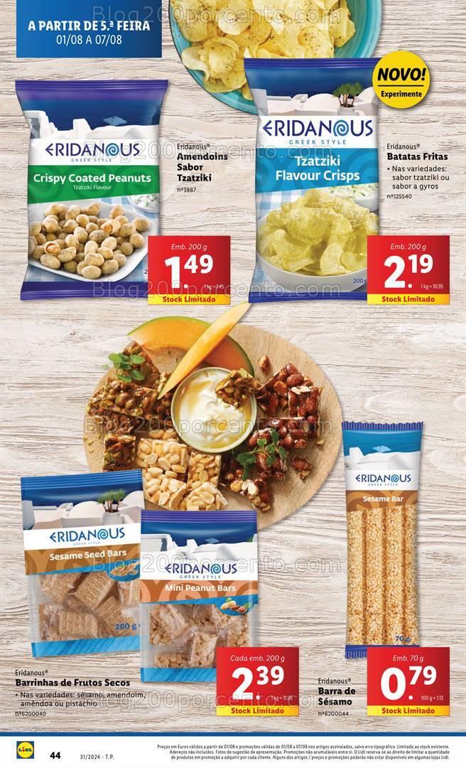 Antevisão Folheto LIDL Promoções de 1 a 7 agosto