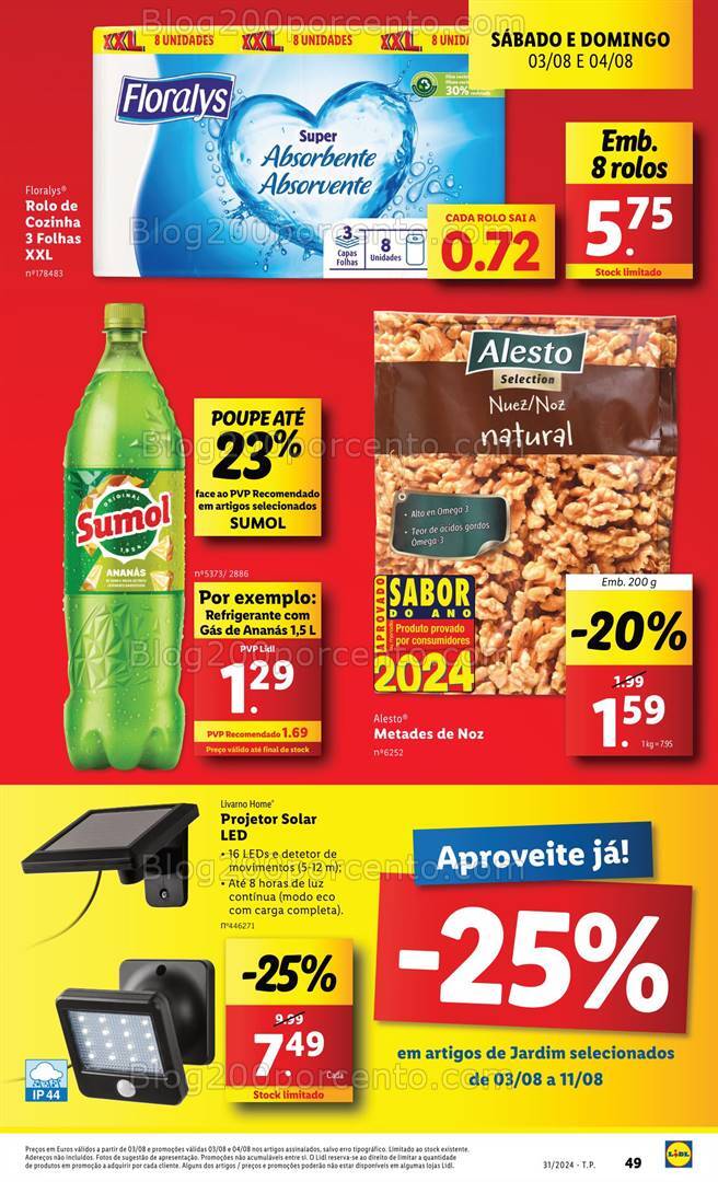 Antevisão Folheto LIDL Promoções de 1 a 7 agosto