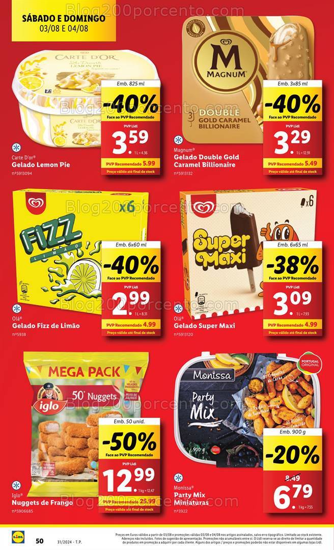 Antevisão Folheto LIDL Promoções de 1 a 7 agosto