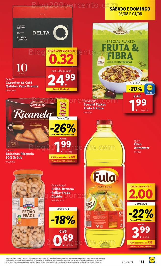 Antevisão Folheto LIDL Promoções de 1 a 7 agosto