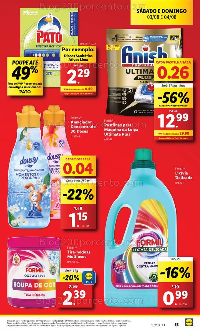 Antevisão Folheto LIDL Promoções de 1 a 7 agosto