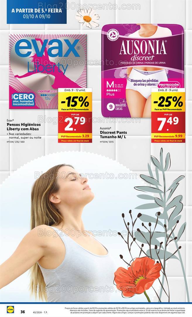 Antevisão Folheto LIDL Beleza Promoções de 3 a 9 outubro