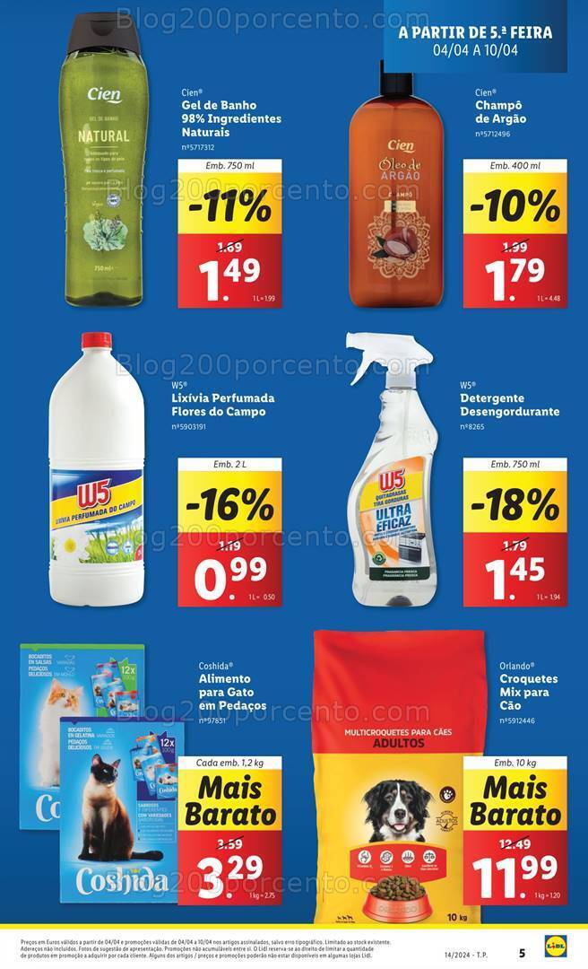 Antevisão Folheto LIDL Promoções de 4 a 10 abril