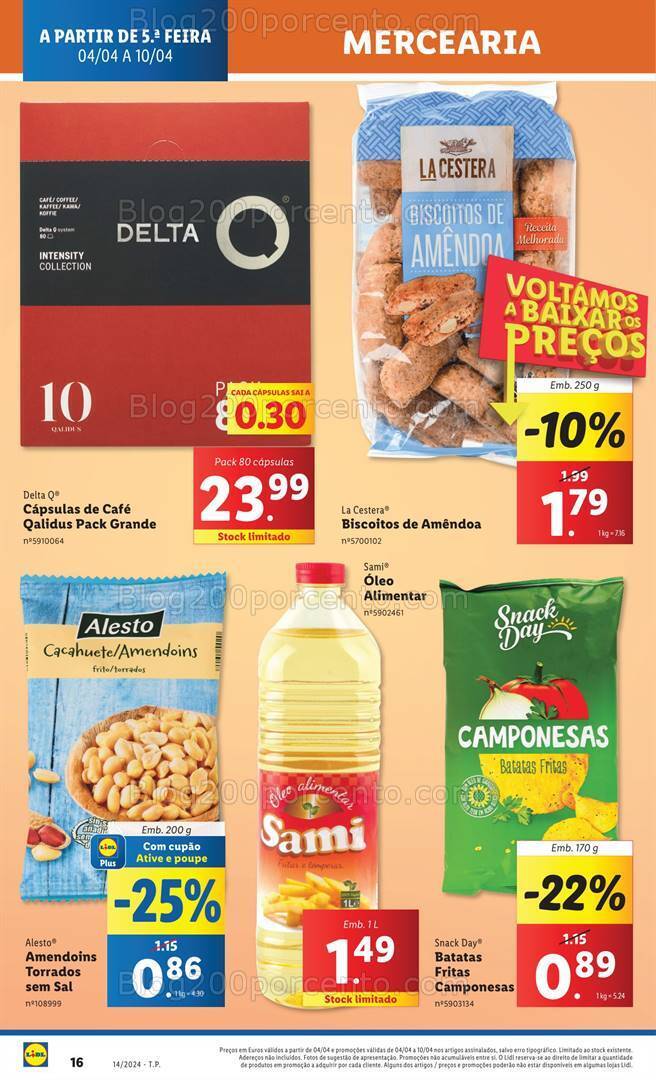 Antevisão Folheto LIDL Promoções de 4 a 10 abril