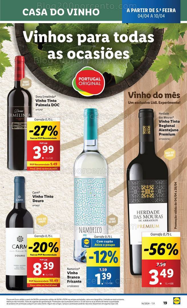 Antevisão Folheto LIDL Promoções de 4 a 10 abril