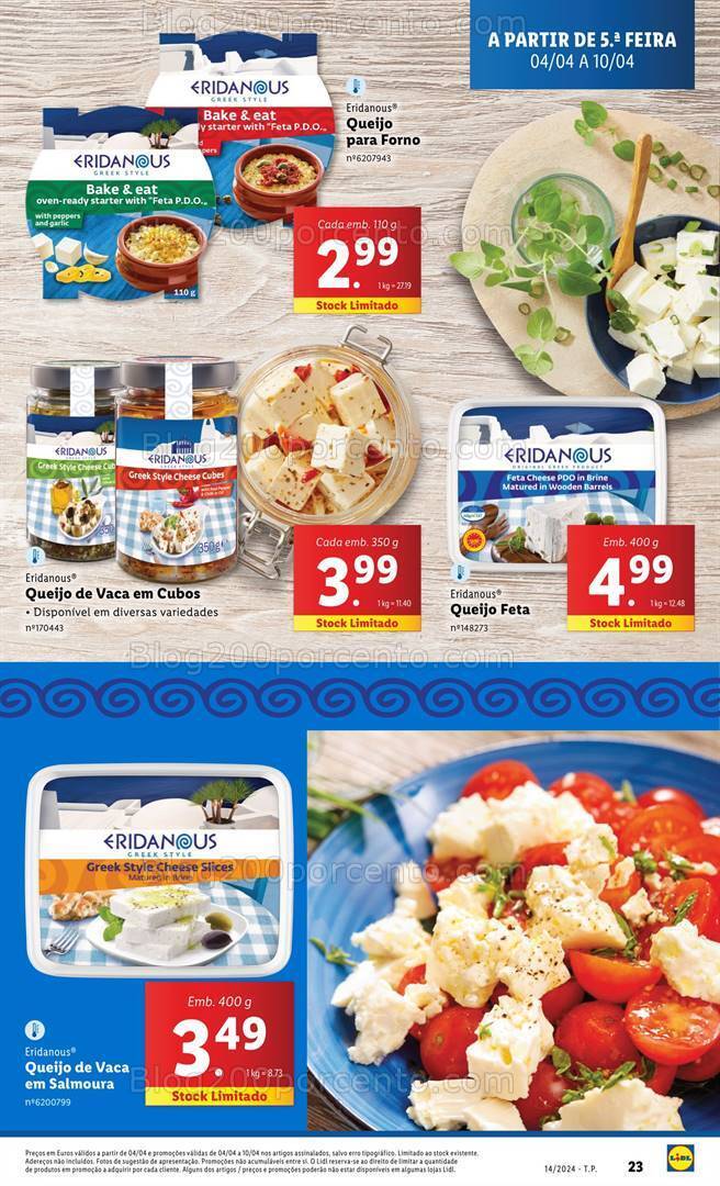 Antevisão Folheto LIDL Promoções de 4 a 10 abril