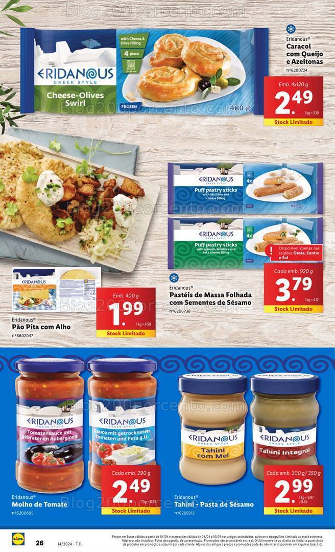 Antevisão Folheto LIDL Promoções de 4 a 10 abril