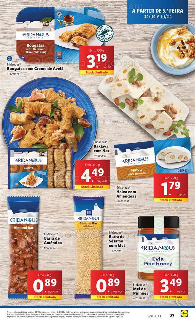 Antevisão Folheto LIDL Promoções de 4 a 10 abril