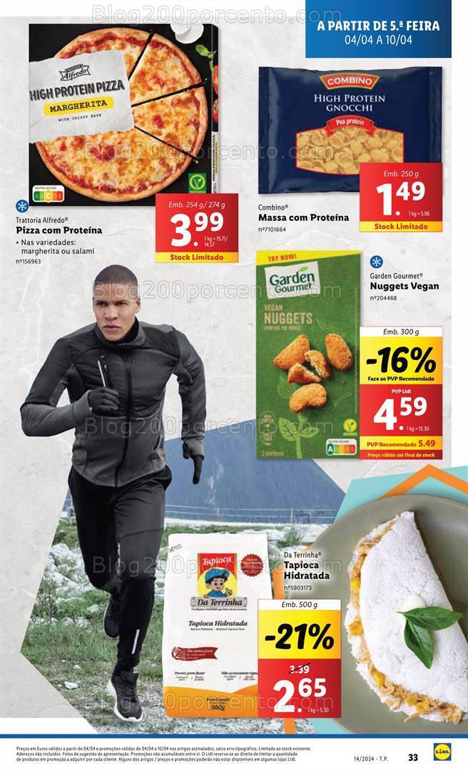 Antevisão Folheto LIDL Alimentação Saudável Promoções de 4 a 10 abril