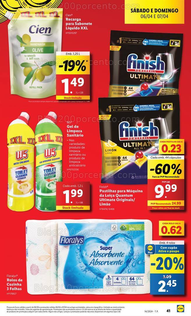 Antevisão Folheto LIDL Promoções Fim de Semana - 6 e 7 abril