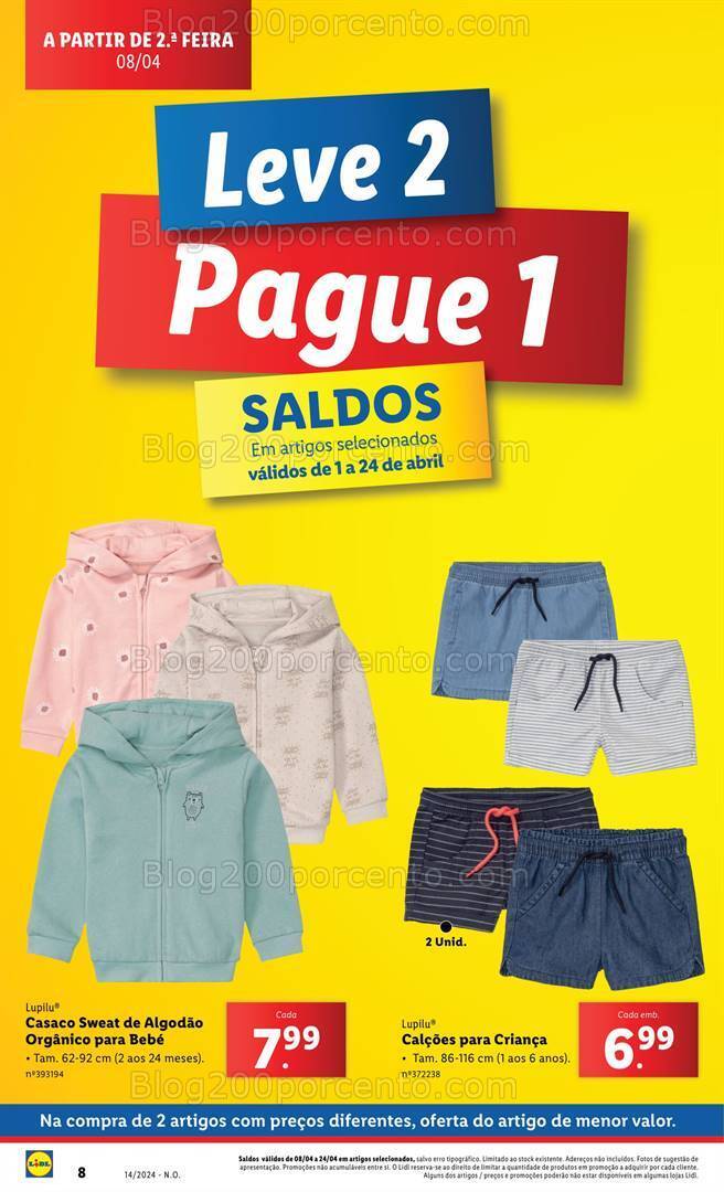 Antevisão Folheto LIDL Bazar Promoções a partir de 8 abril