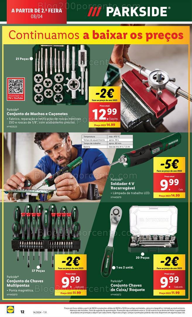 Antevisão Folheto LIDL Bazar Promoções a partir de 8 abril