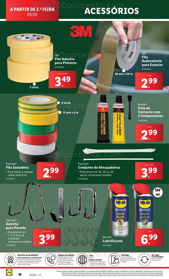 Antevisão Folheto LIDL Bazar Promoções a partir de 8 abril