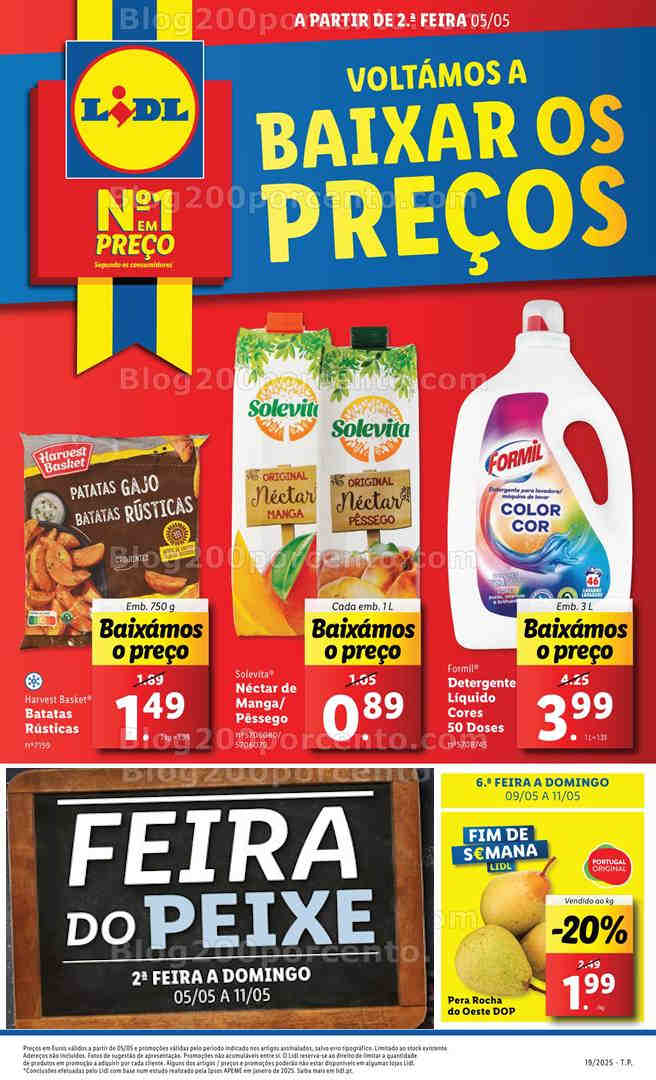 Antevisão Folheto LIDL Promoções de 5 a 11 maio - Edição Digital