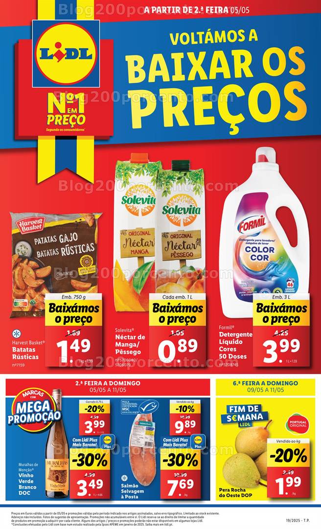 Antevisão Folheto LIDL Promoções de 5 a 11 maio - Edição Digital