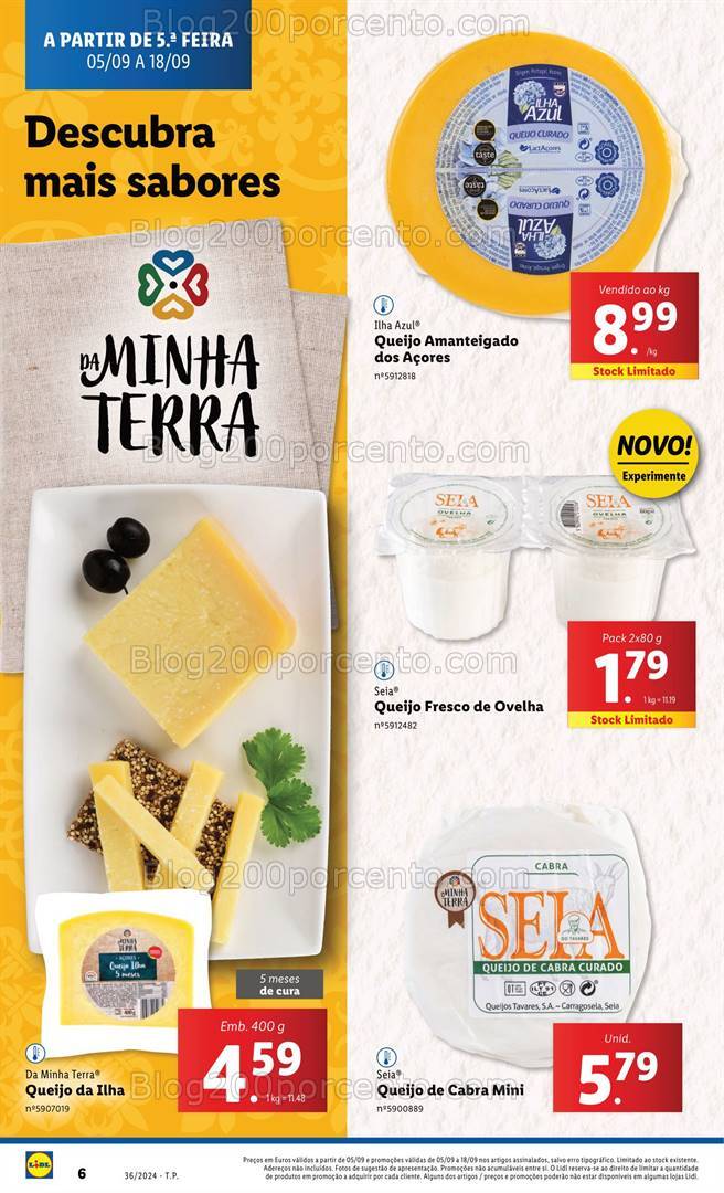 Antevisão Folheto LIDL Promoções de 5 a 11 setembro