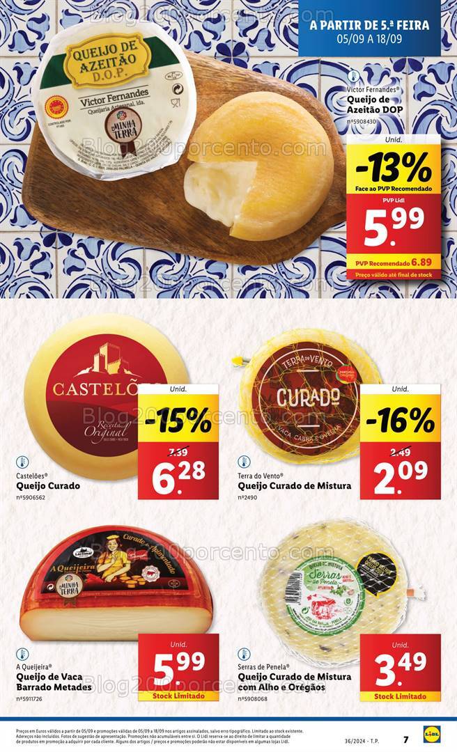 Antevisão Folheto LIDL Promoções de 5 a 11 setembro
