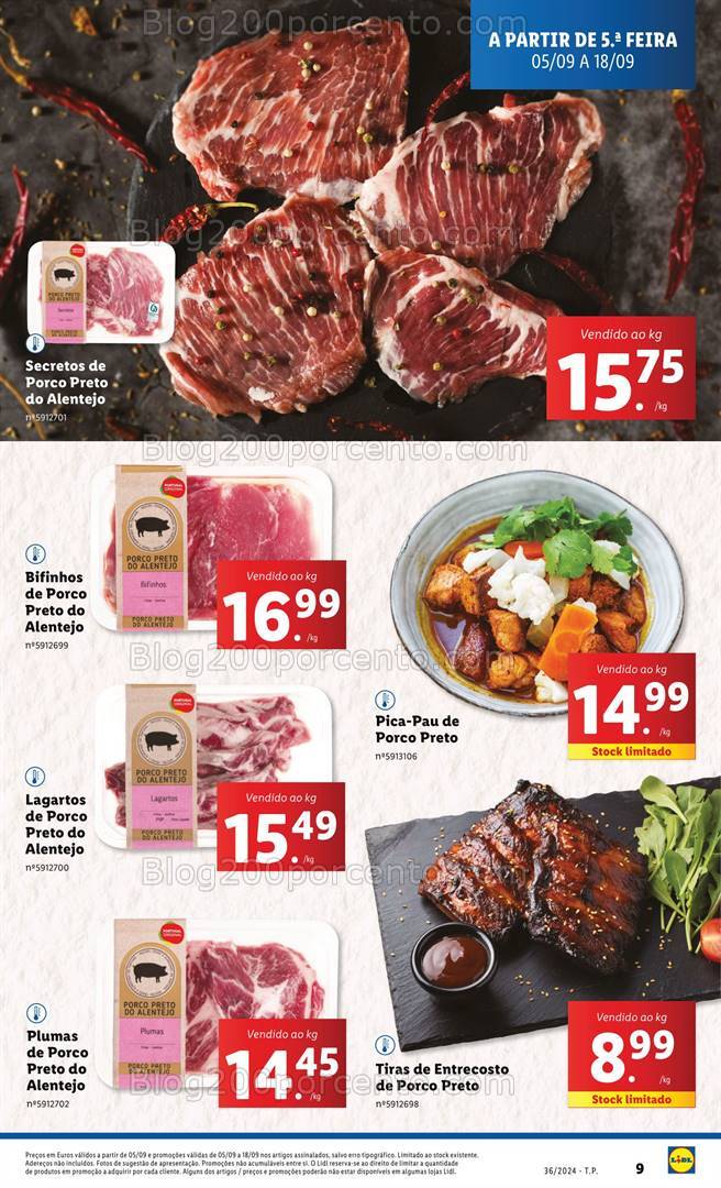 Antevisão Folheto LIDL Promoções de 5 a 11 setembro