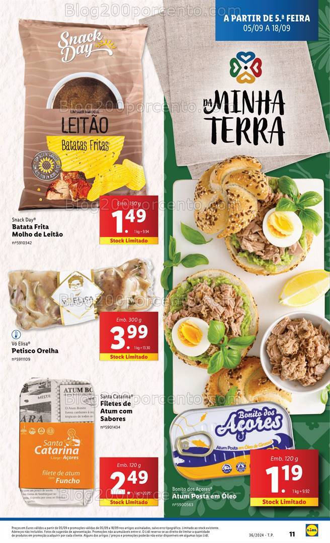 Antevisão Folheto LIDL Promoções de 5 a 11 setembro
