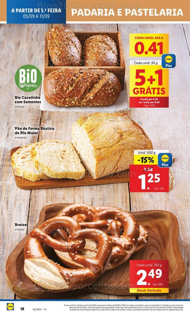 Antevisão Folheto LIDL Promoções de 5 a 11 setembro