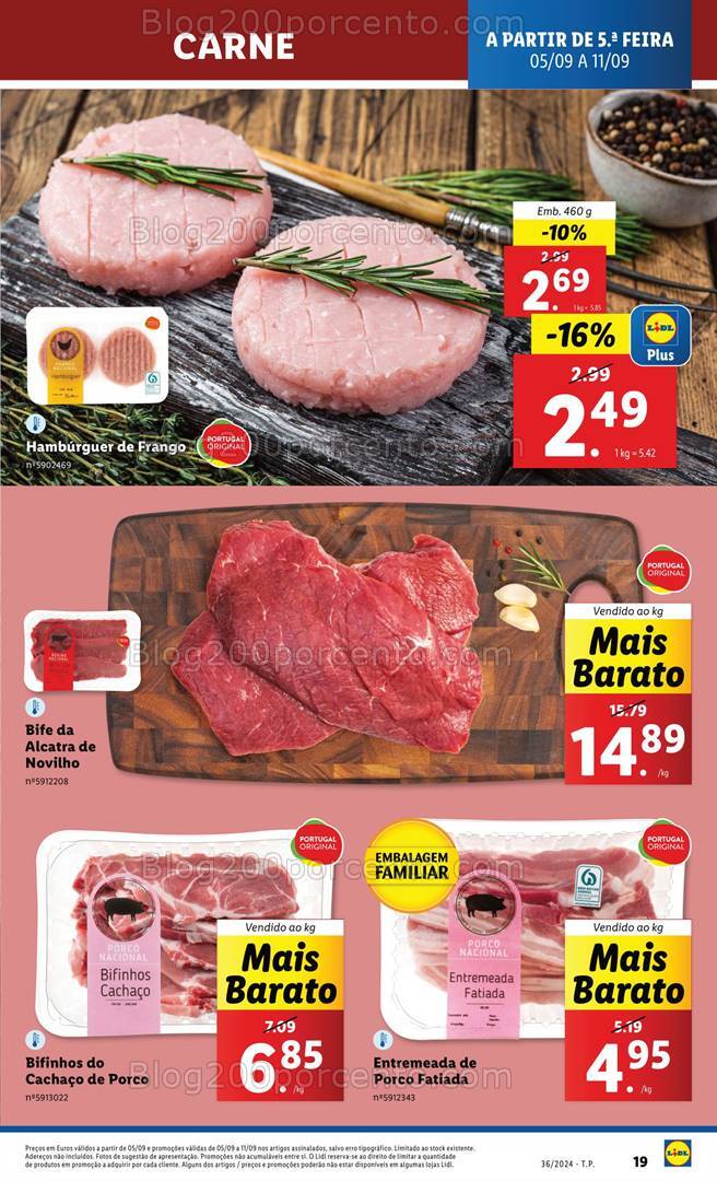 Antevisão Folheto LIDL Promoções de 5 a 11 setembro