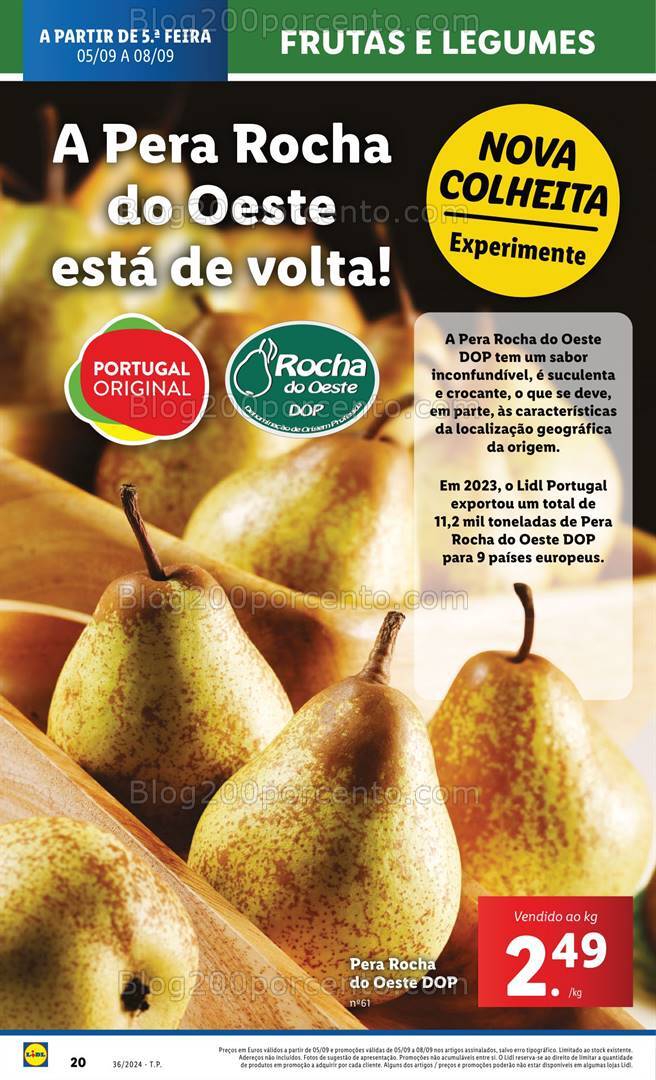 Antevisão Folheto LIDL Promoções de 5 a 11 setembro