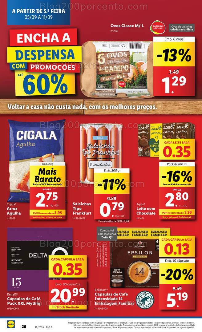 Antevisão Folheto LIDL Promoções de 5 a 11 setembro