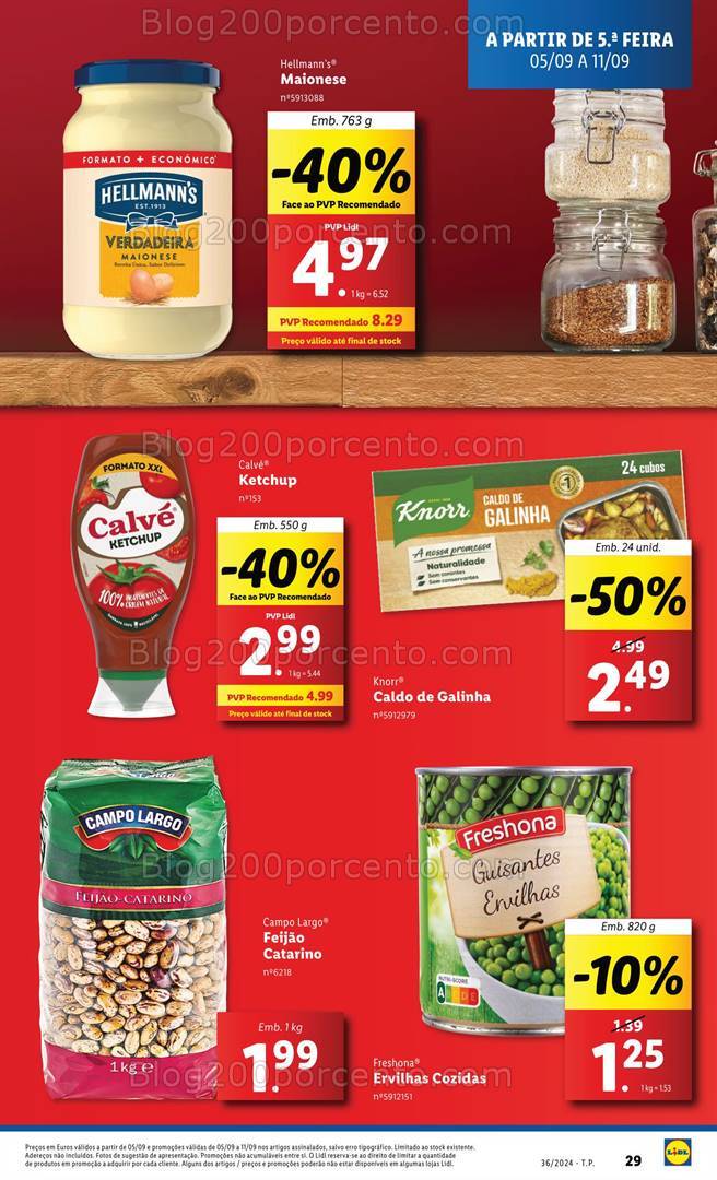 Antevisão Folheto LIDL Promoções de 5 a 11 setembro