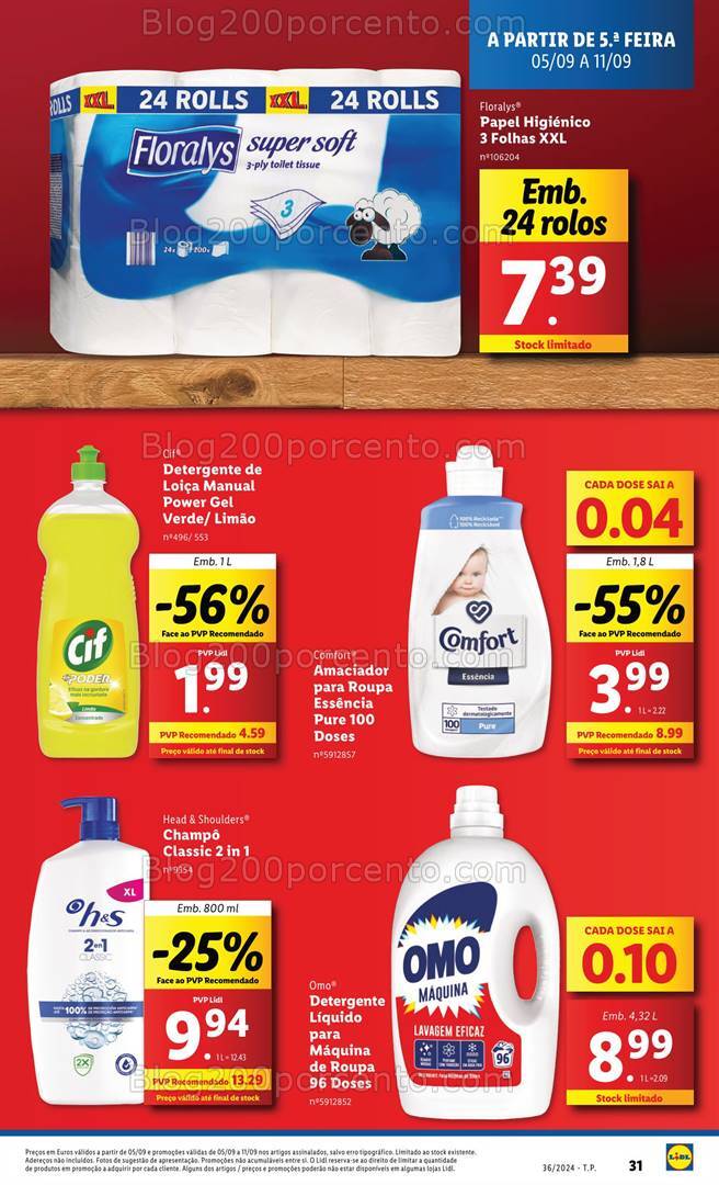Antevisão Folheto LIDL Promoções de 5 a 11 setembro