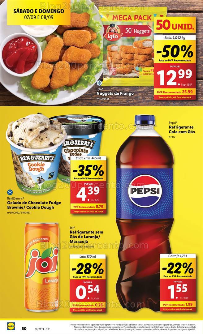 Antevisão Folheto LIDL Promoções Fim de Semana - 7 e 8 setembro