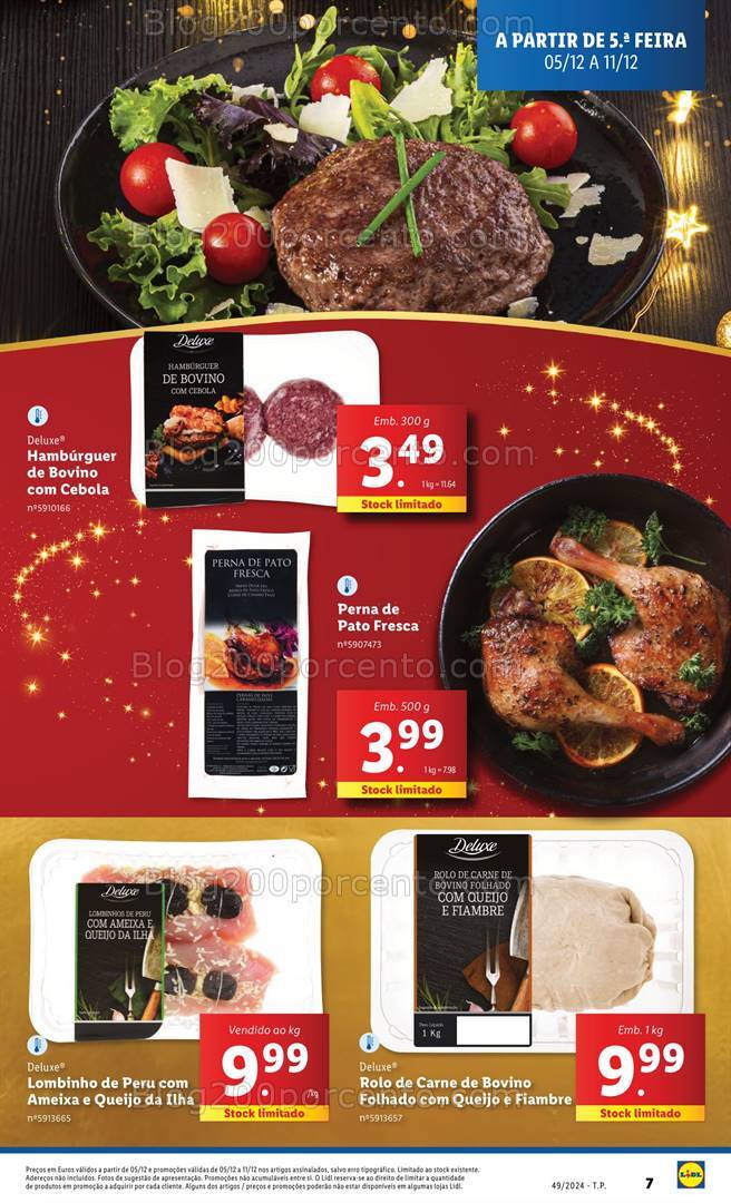 Antevisão Folheto LIDL Natal Promoções de 5 a 11 dezembro