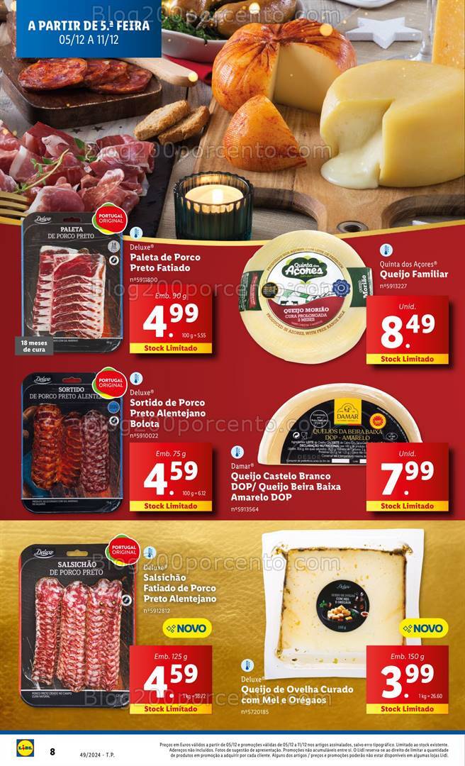 Antevisão Folheto LIDL Natal Promoções de 5 a 11 dezembro