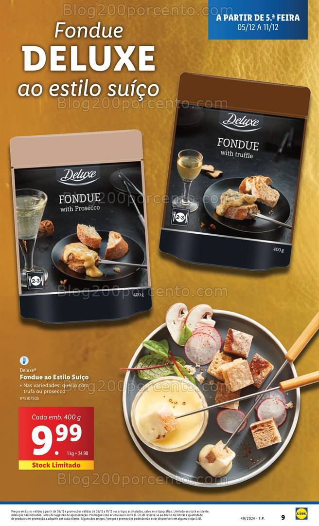 Antevisão Folheto LIDL Natal Promoções de 5 a 11 dezembro