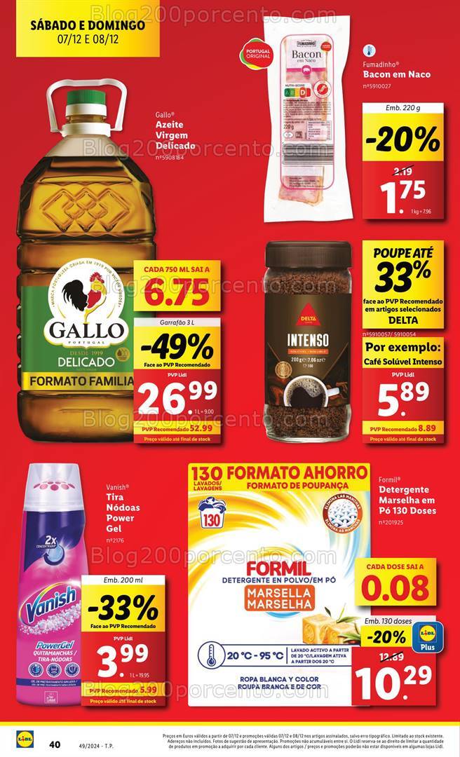 Antevisão Folheto LIDL Promoções Fim de Semana - 7 e 8 dezembro!