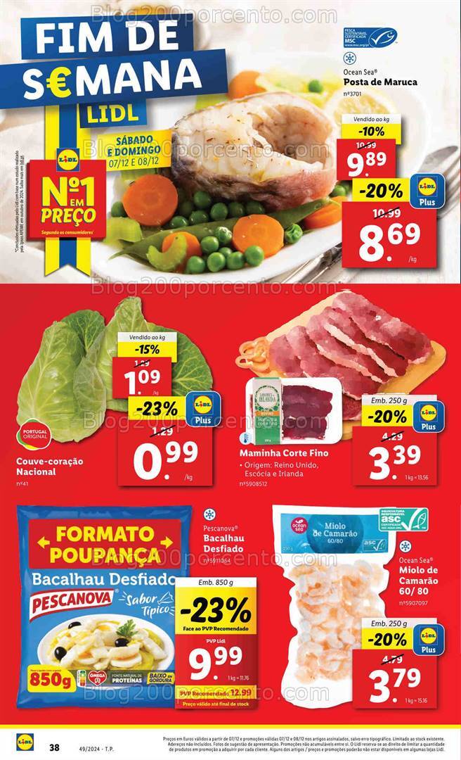 Antevisão Folheto LIDL Promoções Fim de Semana - 7 e 8 dezembro!