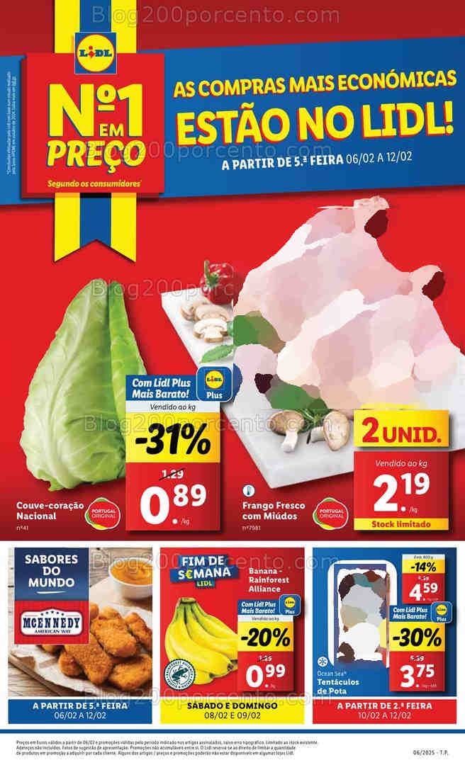 Antevisão Folheto LIDL Promoções de 6 a 12 fevereiro