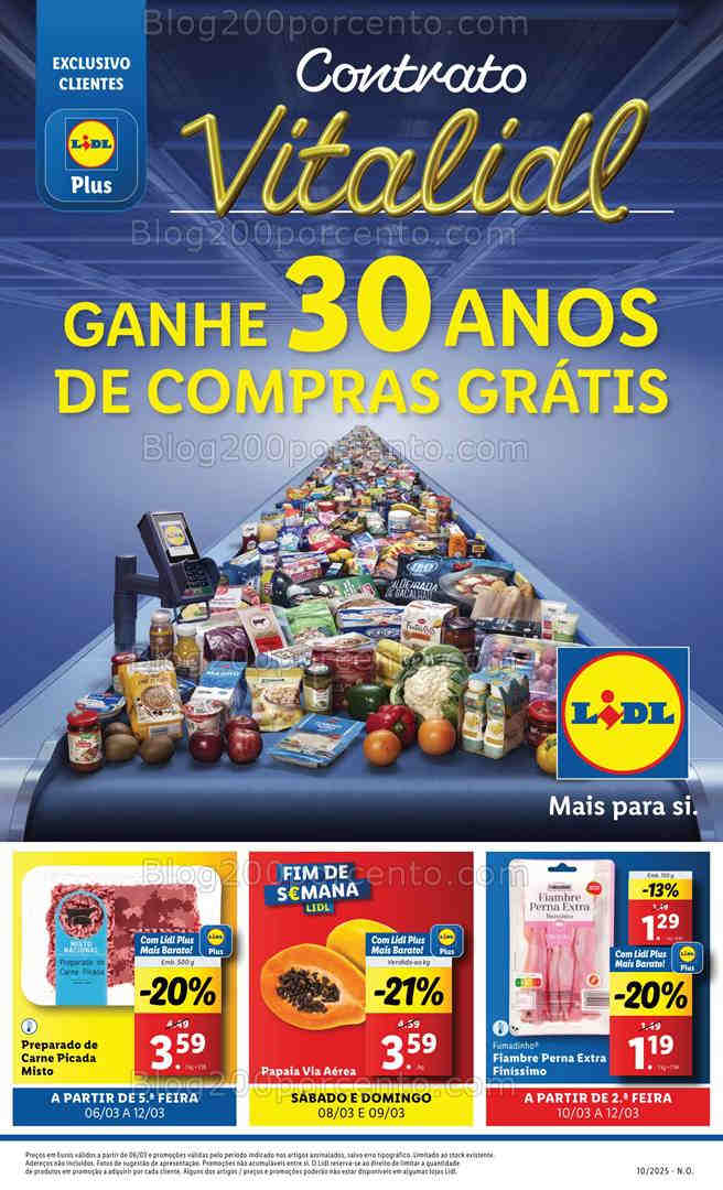 Antevisão Folheto LIDL Promoções de 6 a 12 março