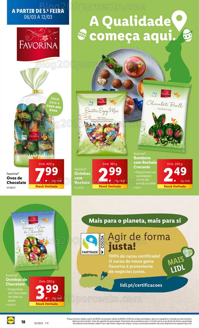 Antevisão Folheto LIDL Promoções de 6 a 12 março