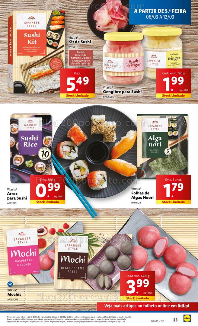 Antevisão Folheto LIDL Sabores do Mundo Promoções de 6 a 12 março