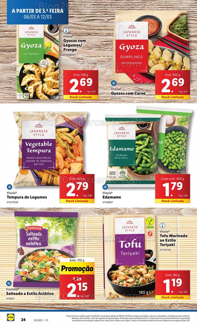 Antevisão Folheto LIDL Sabores do Mundo Promoções de 6 a 12 março