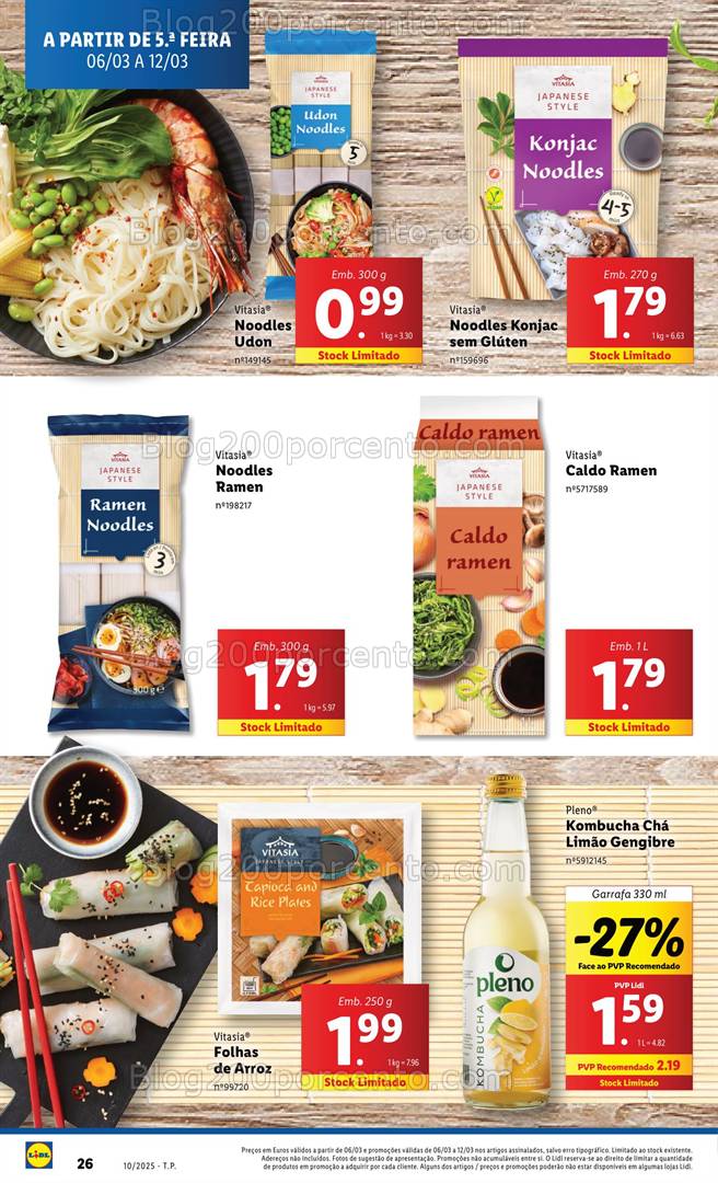 Antevisão Folheto LIDL Sabores do Mundo Promoções de 6 a 12 março