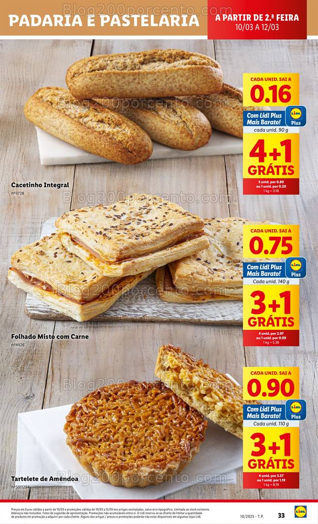 Antevisão Folheto LIDL Supermercado Promoções de 10 a 12 março