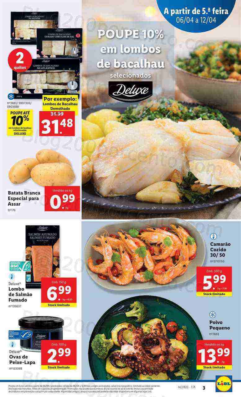 Antevisão Folheto LIDL Promoções de 6 a 12 abril