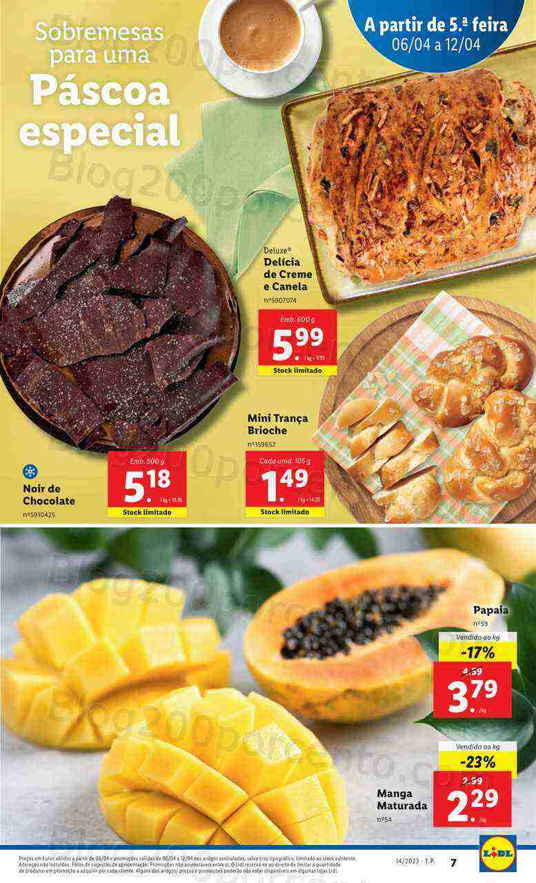 Antevisão Folheto LIDL Promoções de 6 a 12 abril