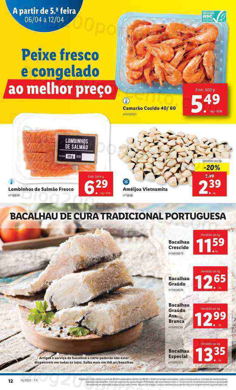 Antevisão Folheto LIDL Promoções de 6 a 12 abril