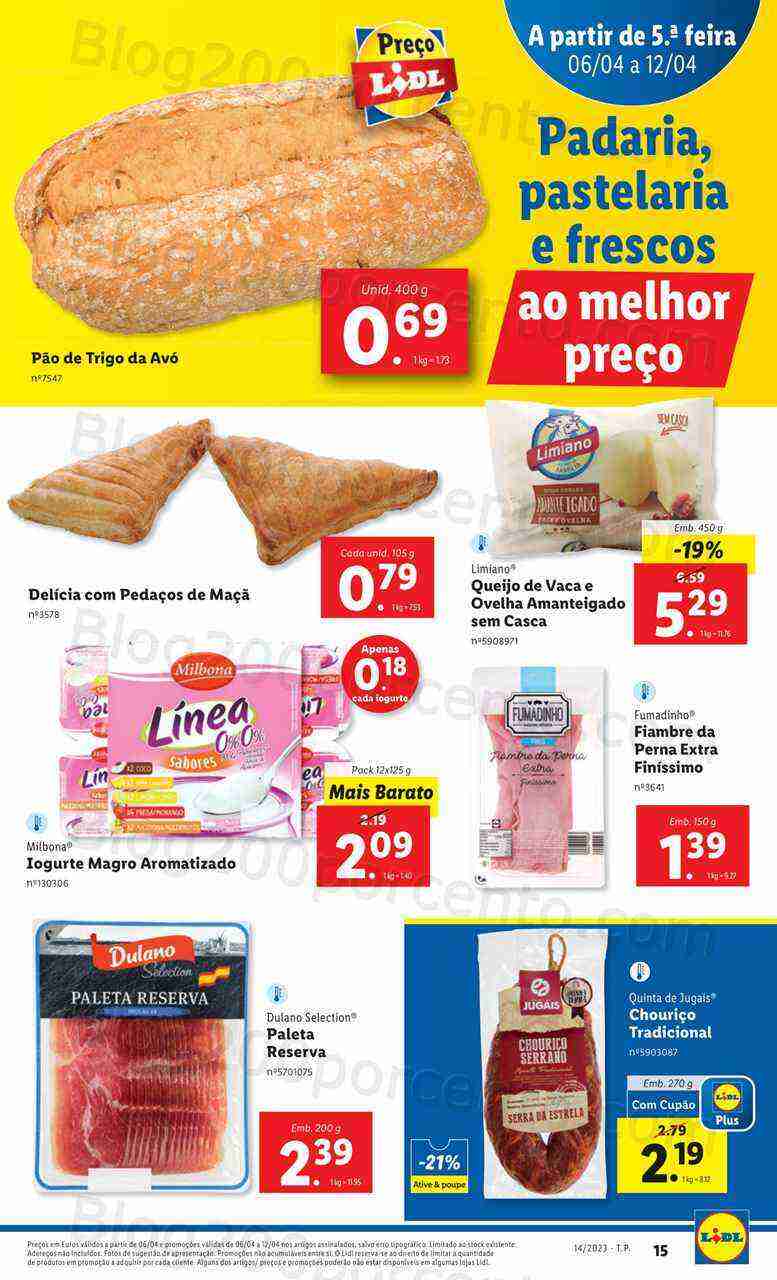 Antevisão Folheto LIDL Promoções de 6 a 12 abril